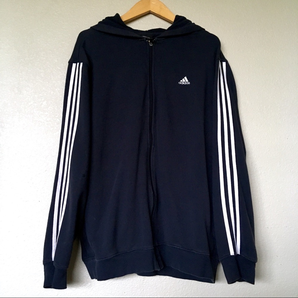 Navy Blue Men’s Adidas Hoodie